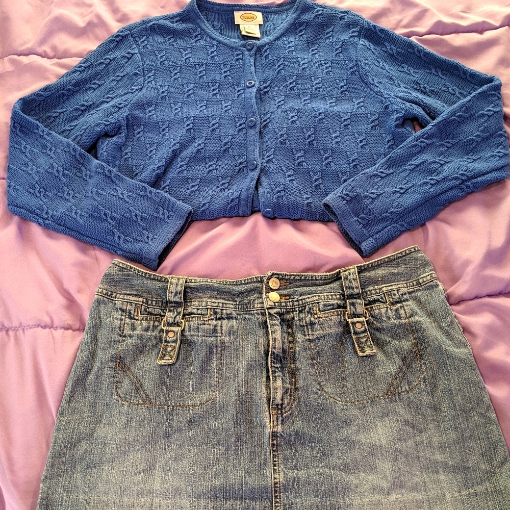 Vintage Talbot's cardigan top.